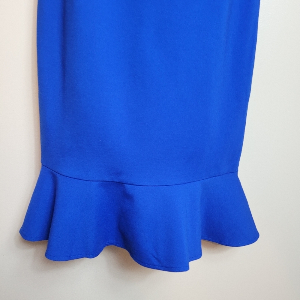 Taylor blue midi dress sleeveless size 2 - Picture 3 of 10